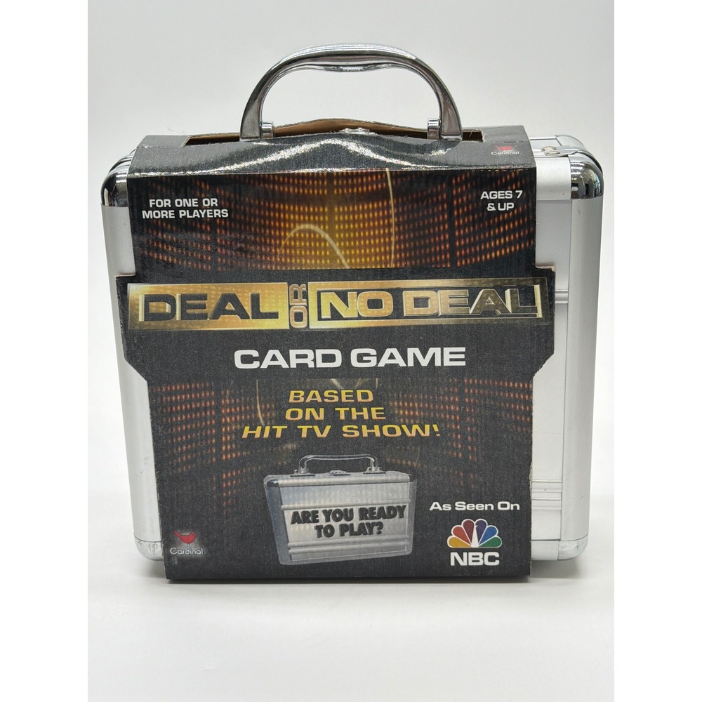 Cardinal Deal or No Deal Card Game 2006 NBC TV Show Mini Briefcase Tin 8402